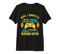 Nivel Hijo Unico Completo Nivel Hermano Mayor 2026 Cargando Camiseta Premium