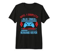 Nivel Hijo Unico Completo Nivel Hermano Mayor Cargando 2026 Camiseta Premium