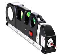 Nivel Horizonte Medida Vertical Alineador 8FT Reglas Estándar Y Métricas Medición Multiusos Precisión Flexibilidad Medición