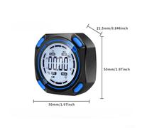 Nivel inclinómetro digital, medidor de ángulo de precisión 0.1 con pantalla LCD y base magnética, medidor de pendiente compacto para espacios reducidos