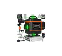 Batería 16 líneas construcción verde láser nivelir 2x batería