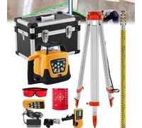 Nivel láser autonivelante Escaneo Giratorio 360° Vertical Horizontal 500 m para construcción Edificios Profesionales Albañilería Cercas Contratistas Cimientos,Red Beam