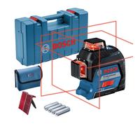 Bosch GLL 3-80 Professional Nivel de línea 30 m 630 - 650 nm (< 10 mW)