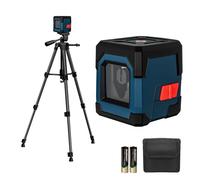 Nivel Láser con Actualizado Trípode,RockSeed Cruz Verde Nivelador láser Puntos Horizontales y Verticales Nivel Laser Autonivelante Giratorio de 360 grados con Modo Manual/Autonivelante IP54