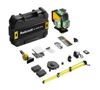 Nivel Laser de línea cruzada verde de 16 líneas con trípode, Nivel LáSer Verde Giratorio 360°, Laser Autonivelante, Incluye BateríAs, Caja de Almacenamiento, Para Obras de