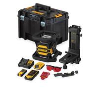 Nivel láser dewalt autoestabilizante para trípode de 0.5 mm a 10 m rojo