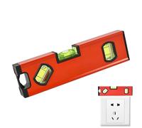 Nivel magnético - Nivel de bolsillo, Instrumentos de nivel espiritual magnético | Nivelador mecánico engrosado, nivel de punto de control resistente a la caída, nivel de viales de burbujas para mis