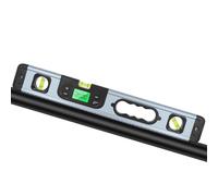 Nivel magnético - Pantalla LED retroiluminada herramienta de medición de torpedo digital, detección de ángulo de fácil lectura, función de transportador de inclinación, precisión | Instalación de