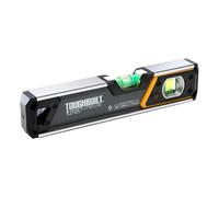 Nivel Magnético ToughBuilt 23 cm con Burbuja Iluminada LED para Mayor Precisión y Visibilidad en Trabajos de Medición