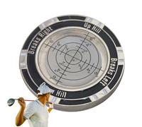 Nivel manual: herramienta de golf multifuncional de alta precisión de doble cara para proporcionar la arquitectura del jardín | Indicador de pelota de golf con inclinómetro portátil