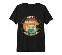 Nivel Marido Desbloqueado Gamer Futuro Marido Boda Esposa Camiseta Premium