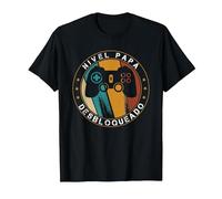 Nivel Papá Desbloqueado - Futuros Padres - Papa Primerizo Camiseta, Hombre, Negro, 4XL