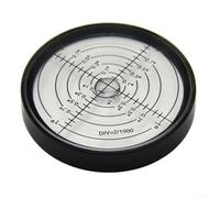 Nivel redondo para maquinaria, vial horizontal de burbujas no metálico de 60x10mm, indicador de mesa de billar con líquido verde (A)
