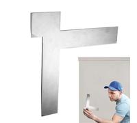 Nivelador de Bordes de Pared - Nivel En Ángulo De Acero Inoxidable,Solución Manual Precisión Moldear Pladur para Suelos Pintura Principiantes y Expertos