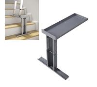 Nivelador de Escalera, Estabilizador de Escalera Extensible Ajustable, Estabilizador de Escalera Robusto, Salvaescaleras Antideslizante para Estar de Pie, Pies de Escalera,