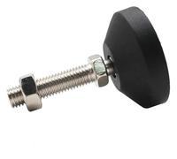 Nivelador de patas giratorias for muebles, 4 piezas, patas niveladoras universales ajustables, M8/M10/M12, tope de pata con tornillo, base giratoria, patas articuladas for torno, almohadilla deslizant