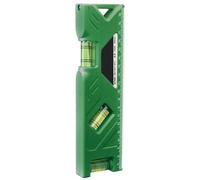 Nivelador magnético de burbujas, herramienta de nivelación compacta, herramienta de medición de precisión, nivelación de carpintero ajustable, para uso doméstico, pequeña guía de nivelación magnética