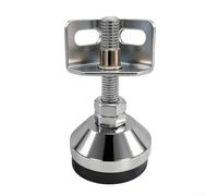 Niveladores de acero al carbono cromado con altura total de 90 mm y compromiso de tornillo de 50 mm para transmisión de par consistente (M10 x 50 + M10)