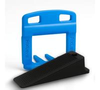 Niveladores de Azulejos 600 pcs 3mm - FIX LEVEL - Cuñas niveladoras suelo 3mm y clips de nivelacion - Sistema de nivelacion de azulejos con juntas azulejos - Compatible con cortadora de azulejos