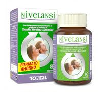 Nivelansi 80 Cápsulas con Ashwagandha y Rhodiola, Azafrán, 5HTP, Griffonia, Melisa, Vitamina B6 | Tensión Nerviosa y Ansiedad | Fórmula Equilibrada | Ansiedad Pastillas Naturales TONGIL