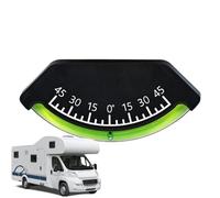 Niveles de burbuja para remolques, niveles de burbuja de 45 grados para caravanas | Herramienta de nivelación impermeable para conductores vehículos al aire libre camping barcos furgonetas