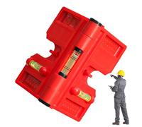 Niveles De Tuberías Plegables: Herramienta Niveladora De Postes Magnética, Configuración De Alineación De Vigas Portátil, Buscador Central Plegable, Indicador De Cerca Ajustable | Equipo Confiable Par