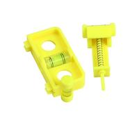 Niveles para arcos compuestos, herramienta compacta y nivel de arco de flecha, 28 x 67 mm, 68 x 36 mm, kit de nivel de cuerda de arco ABS con afinación para alineación (amarillo)