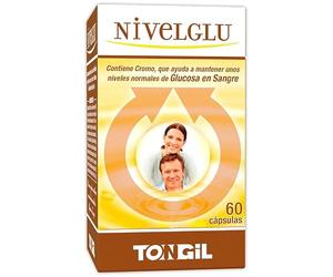 Nivelglu 60 Cápsulas | Cromo Picolinato con Peptidos Marinos Nutripeptin, Canela, Morera, Banaba, Canela | Control de Glucosa - Azúcar en Sangre | TONGIL 100% Natural