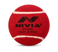 Nivia Pelota Dura de Tenis de Cricket roja Pesada