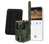 NIVIAN Cámara 4G Solar SIM 1080p Sin WiFi Vigilancia Finca Caza Fauna Nocturna 940nm PIR 120° 7800mAh, GPS Audio Bidireccional App EseeCloud, NV-TRAILCAM