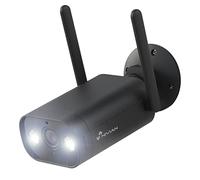 NIVIAN- Cámara Bullet WiFi 2,4Ghz-Resolución 2K-Apta para Exterior IP66-Función detección Humanos-Visión Nocturna 10m- Compatible con Alexa y Google Home-Control Remoto con App Tuya-Color Negro