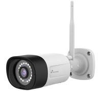 NIVIAN Cámara de Seguridad WiFi-6 2K para Exterior Cámara - Carcasa Metálica Resistente, Visión Nocturna Dual, IA Inteligente para Detección de Humanos y Audio Bidireccional. Compatible con Kit CCTV