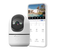 NIVIAN Cámara de Vigilancia Interior 4G Tarjeta Datos incluida 3MP SuperHD 2K - Visión Nocturna, Detección IA de Humanos, Auto-Seguimiento, Audio Bidireccional, Movimiento 350°, Control App EseeCloud