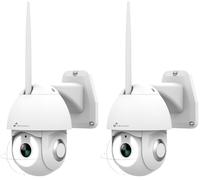 Nivian-Cámara PTZ Wifi 2,4Ghz-Half4K-Movimiento remoto 360º con función Autotracking y detección de humanos-Visión nocturna 10m-Apta exterior-Compatible con Alexa y Google Home-Control remoto APP Tuya