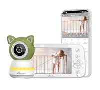 NIVIAN Cámara Vigilancia bebés Monitor Wi-Fi Detección Llanto 1080p Smart | Doble conexión con y sin internet. Se adapta a las 3 etapas de vida del bebé. Inteligencia y detección avanzada.