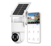 Nivian Cámara vigilancia seguridad 360º 4G - SIM 3 años incluida- Panel solar 5W-Batería larga duración 7800mAh-2K-Detección de movimiento y humanos-Apta exterior-Visión nocturn Leds-Audio bidireccio