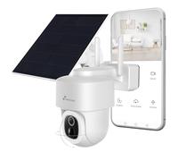 Cámara Nivian NVS-IPC-08-BATSOLAR-L 2.5K WiFi Motorizada Batería y Panel Solar Exterior
