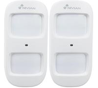 Nivian-Detector de Movimiento inalámbrico Compatible con Alarma Nivian-Apto para Interior-Inmune a Mascotas hasta 20Kg-Amplia Cobertura-Tamper Anti-sabotaje-Fácil instalación sin Necesidad de Cables