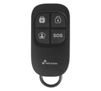NIVIAN Mando de Control Remoto inalámbrico Compatible con Alarma Múltiples Funciones de gestión del Sistema de Alarma (Armado, desarmado, Armado Parcial, señal SOS)