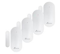 NIVIAN NVS-mag-Sensor - Sensor magnético inalámbrico para Puertas y Ventanas | Detección de Apertura por Radio 433 MHz | Alcance 100 m | Funcionamiento a batería | Instalación Adhesiva sin Cables