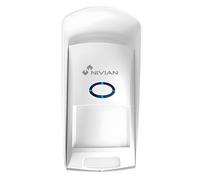 Nivian NVS-OUTDOORPIR - Detector de Presencia Exterior Inalámbrico PIR Inmune a Mascotas, Alcance 150 m, Resistente al Clima, Compatible con Sistemas de Alarma Nivian, Antimanipulación