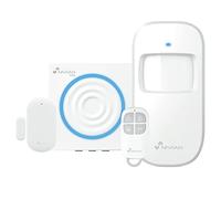 Nivian-Sistema de Alarma para Casa y Negocios Sin Cuotas Mensuales | Kit de Alarma WiFi con Control Remoto a través de App Tuya | Función SOS | Fácil Instalación Sin Cables