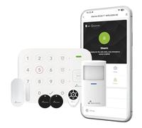 NIVIAN - Sistema de Alarma WiFi Inteligente para Casa o Negocio, Kit con Sensor de Movimiento, Sensor de Puerta, Mando y RFID | Sin Cuotas, Control por App y Voz | Fácil Instalación Inalámbrica