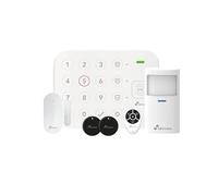 NIVIAN - Sistema de Alarma WiFi Inteligente para Casa o Negocio, Kit con Sensor de Movimiento, Sensor de Puerta, Mando y RFID | Sin Cuotas, Control por App y Voz | Fácil Instalación Inalámbrica