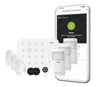 Nivian Sistema de Alarma WiFi para Casa sin Cuotas - Kit Completo con Sensor de Movimiento, Sensor de Puerta, Mando a Distancia y Tarjetas RFID - Alarma Inteligente con App, Anti Sabotaje, KIT Premium