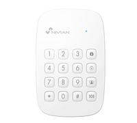 Accesorio sistema alarma - Teclado inalámbrico compatible con Alarma Nivian NIVIAN, Blanco