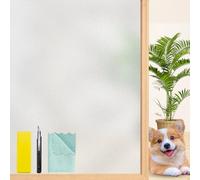 Niviy Película de privacidad grabada para Ventana, Vidrio Esmerilado, estática, no Adhesiva, para Oficina en casa, 23.6 x 78.7 Pulgadas