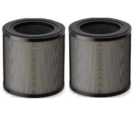 NIVMOWN Paquete de 2 filtros: filtro de repuesto FY0910/30 compatible con purificador de aire Philips de la serie 900 AC0950 y AC0951 2 en 1 H13 HEPA NanoProtect + carbón activo
