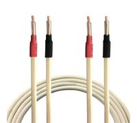NIWPPKIMX Cable de altavoz de cobre puro Cable de amplificador de potencia con conector tipo banana Y Chapado en oro OFC 1M 1,5M 2M 2,5M 3M 5M 8M(Open Wire-Open Wire,10m)