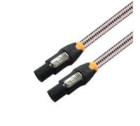 NIWPPKIMX Cable de altavoz Speakon NL4FC Cable de altavoz Om for altavoz activo M/M 1M 2M 3M 5M(White,8m)